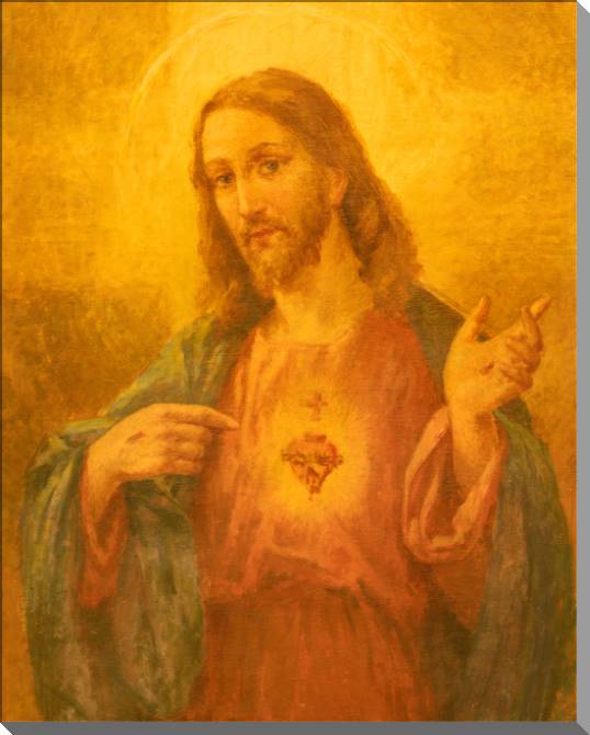 Купить и печать на заказ Картины на пластике, пеноркартоне Серия фреска религия 4