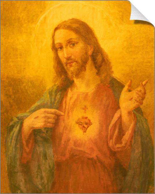 Купить и печать на заказ Картины на холсте Серия фреска религия 4