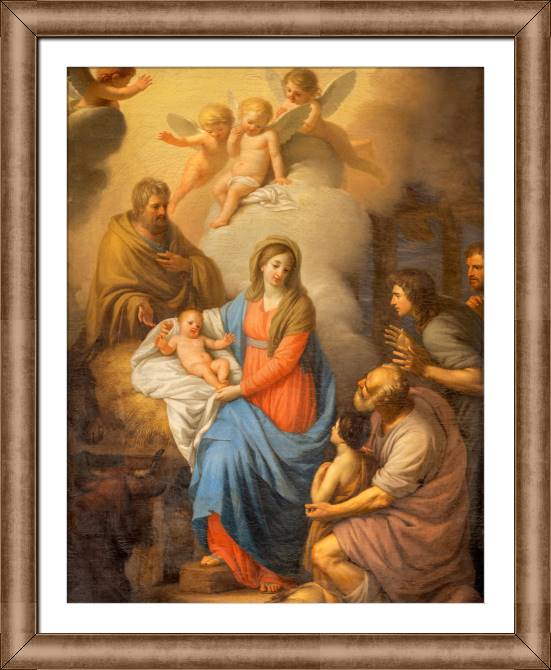 Купить и печать на заказ Картины на холсте Серия фреска религия 5