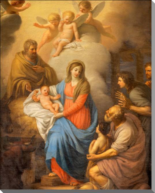 Купить и печать на заказ Картины на пластике, пеноркартоне Серия фреска религия 5