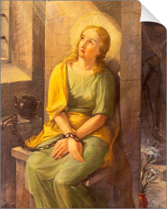 Купить и печать на заказ Картины на холсте Серия фреска религия 6