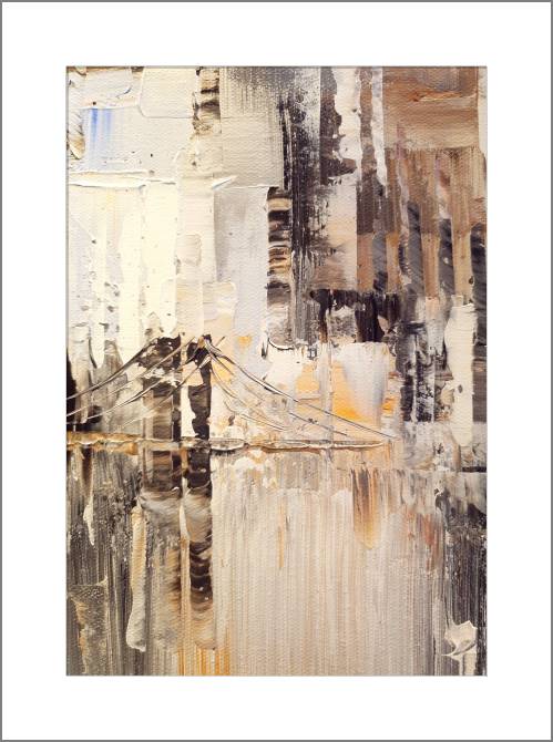 Купить и печать на заказ Картины, фото с паспарту Городская абстракция