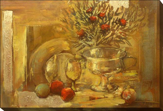 Paintings on canvas Series Golden натюрморт_1