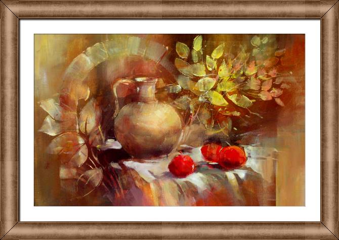 Купить и печать на заказ Картины на холсте Натюрморт с кувшином