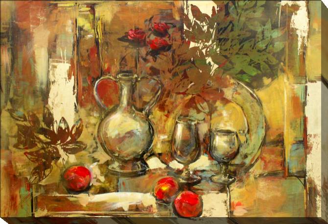 Paintings on canvas Series Golden натюрморт_3