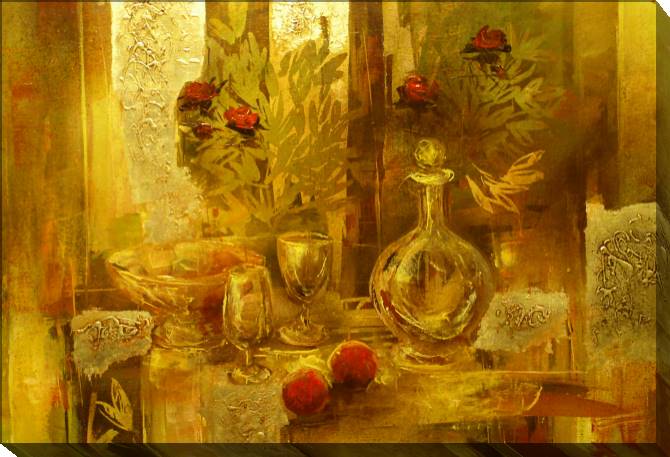 Paintings on canvas Series Golden натюрморт_6