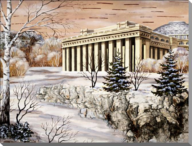 Купить и печать на заказ Картины на пластике, пеноркартоне Театр оперы и балета в Новосибирске