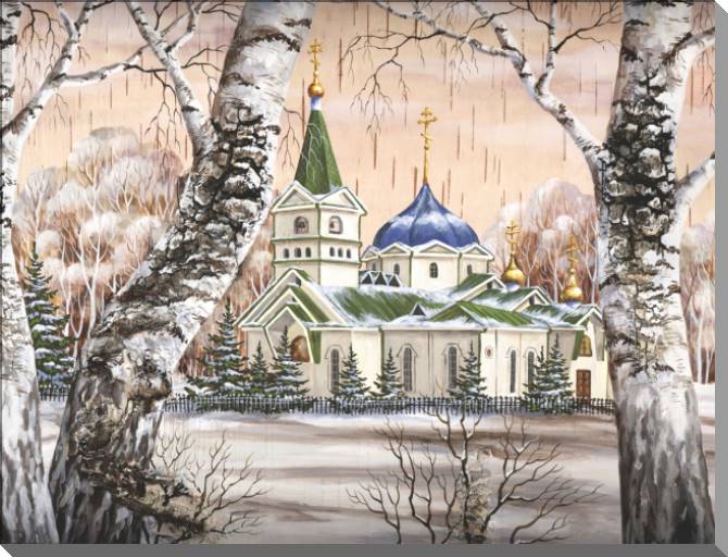 Купить и печать на заказ Картины на пластике, пеноркартоне Вознесенский собор