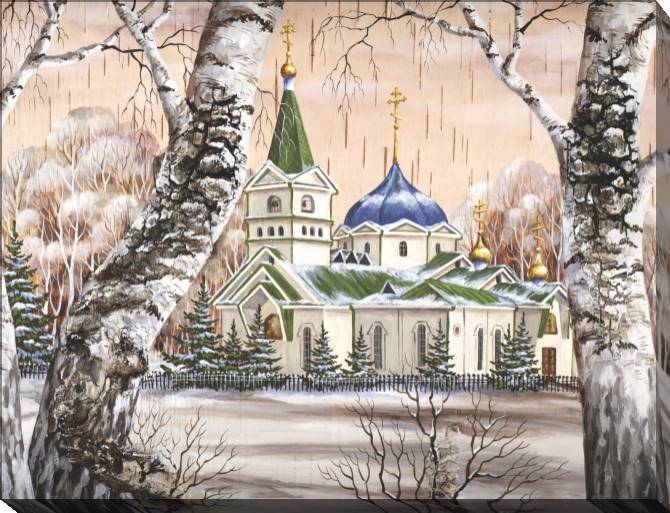 Картины на холсте The series figure on бересте_2