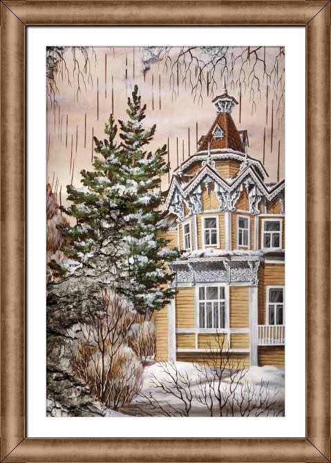 Купить и печать на заказ Картины на холсте Старинная усадьба