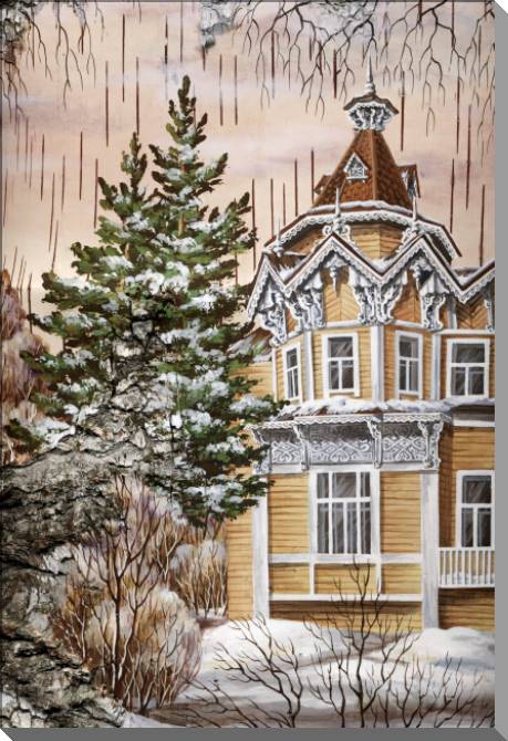 Купить и печать на заказ Картины на пластике, пеноркартоне Старинная усадьба