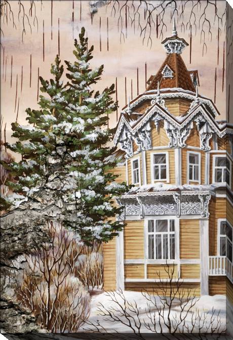 Картины на холсте The series figure on бересте_4