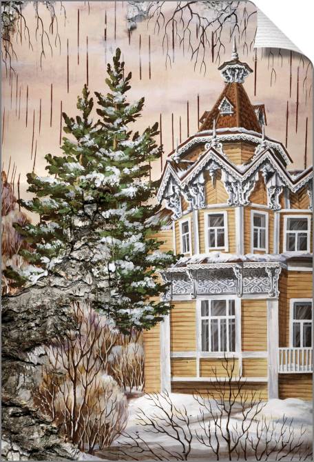 Купить и печать на заказ Картины на холсте Старинная усадьба