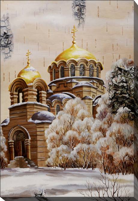 Картины на холсте The series figure on бересте_5