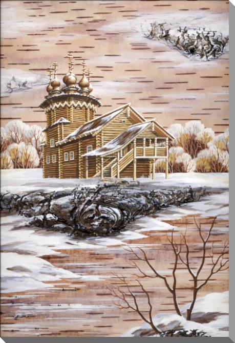 Купить и печать на заказ Картины на пластике, пеноркартоне Храм Покрова Пресвятой Богородицы