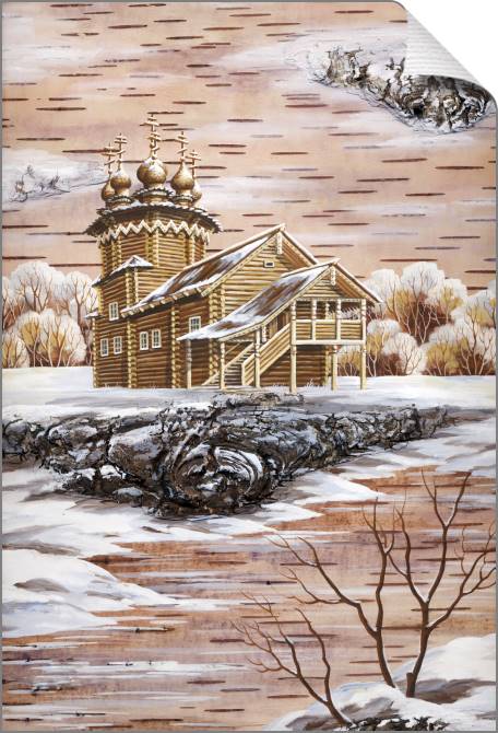 Купить и печать на заказ Картины на холсте Храм Покрова Пресвятой Богородицы