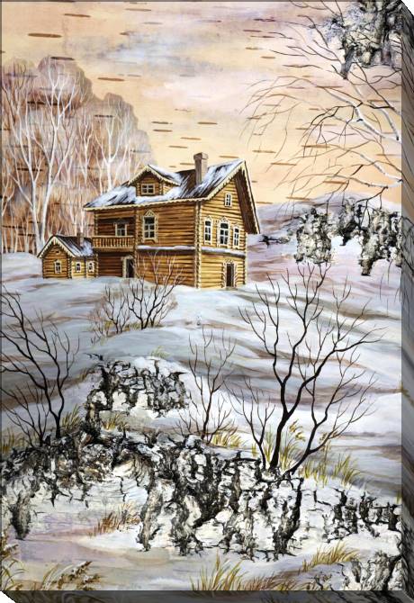 Картины на холсте The series figure on бересте_8