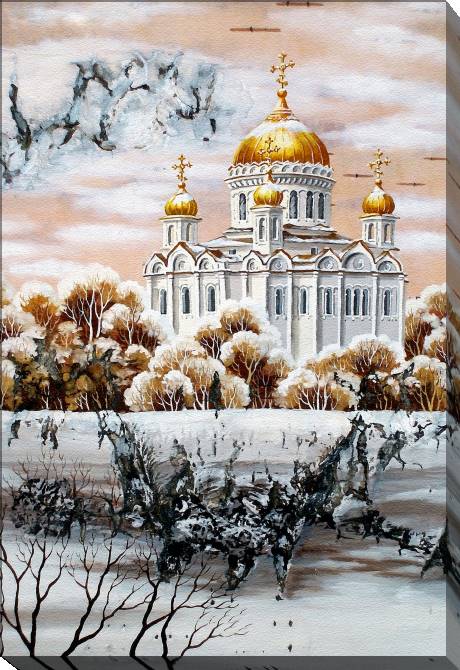 Картины на холсте The series figure on бересте_9