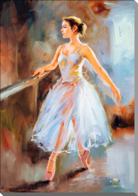 Купить и печать на заказ Картины на пластике, пеноркартоне Балерина