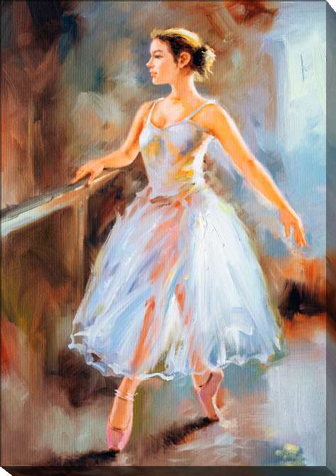 Paintings on canvas A series of romantic women's образ_4