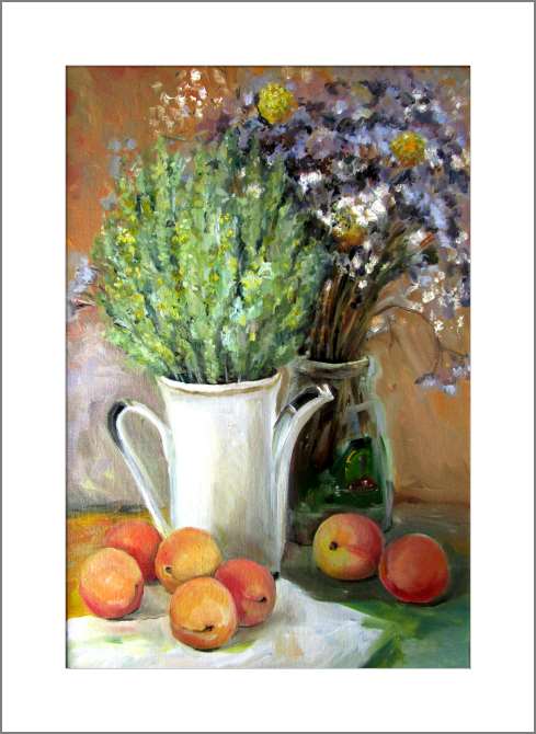 Картины, фото с паспарту Series still life for столе_1