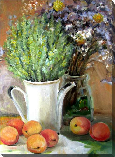 Paintings on canvas Series still life for столе_1