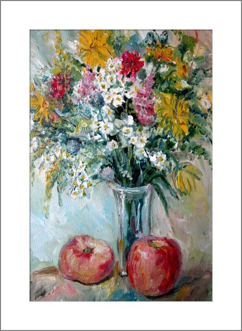 Картины, фото с паспарту Series still life for столе_2