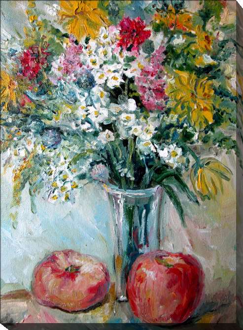 Paintings on canvas Series still life for столе_2