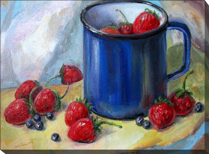 Paintings on canvas Series still life for столе_5