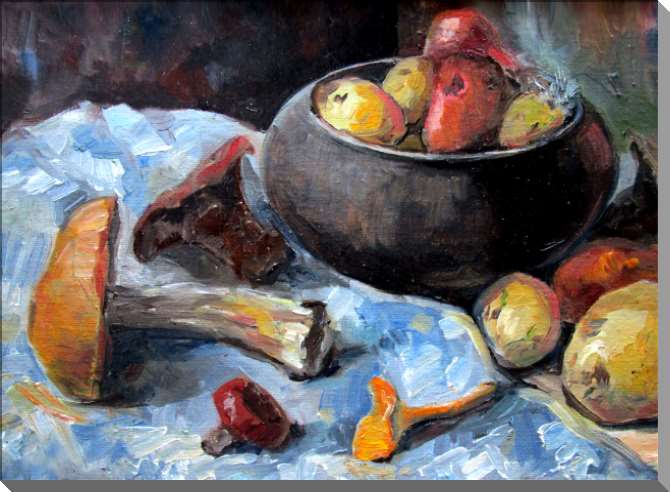 Купить и печать на заказ Картины на пластике, пеноркартоне Дары осени