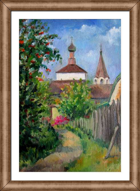 Купить и печать на заказ Картины на холсте Тропа к храму