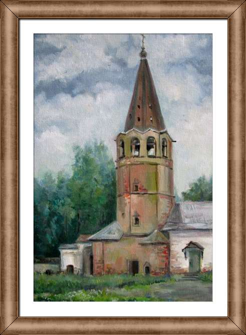 Купить и печать на заказ Картины на холсте Старинная колокольня