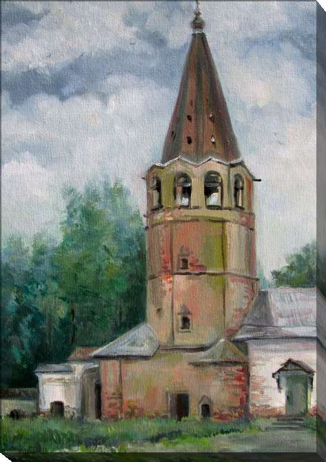 Картины на холсте A series of picturesque views of the house and храм_5