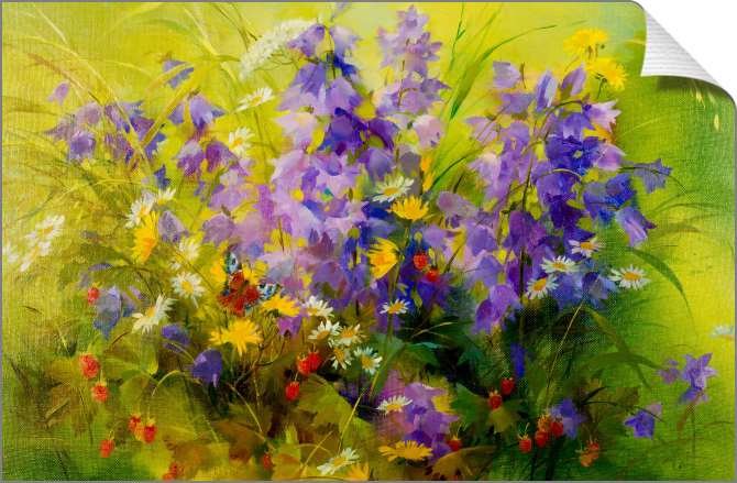 Купить и печать на заказ Картины на холсте Лесной букет